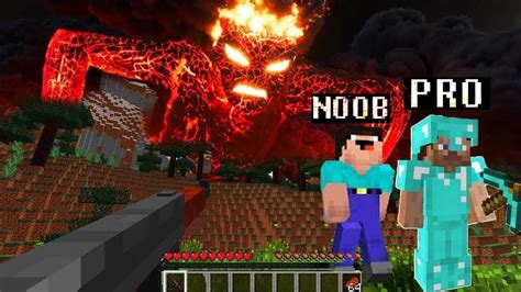 The lava monster's spawn conditions are rather picky: LAVA MONSTER VS NOOB AND PRO MINECRAFT - YouTube