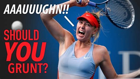 Should You Grunt Tennis Lesson Youtube