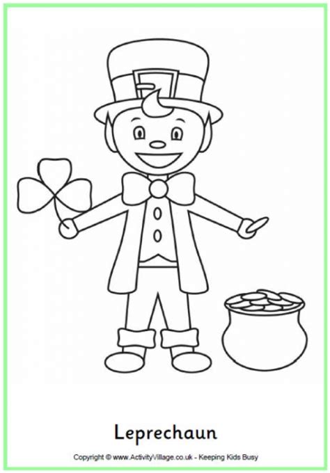This coloring page can be used any time of year that you're teaching kids about the holy trinity. Get This Leprechaun Coloring Pages Free Printable fyo105