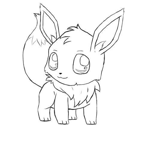 Eevee Pokemon Coloring Pages Printable