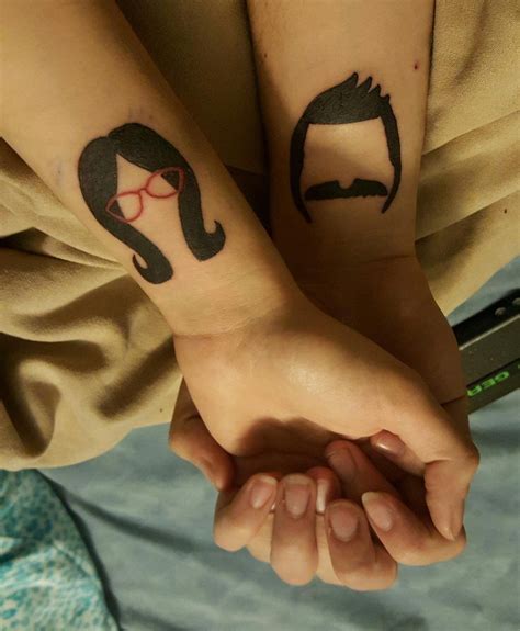 Bobs Burgers Bob And Linda Couples Tattoo Couples Tattoo Designs Cute Couple Tattoos Couple