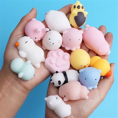 Mochi Squishy Jouets Japon Kawaii Squishys Mini Squishies Mochi Animaux