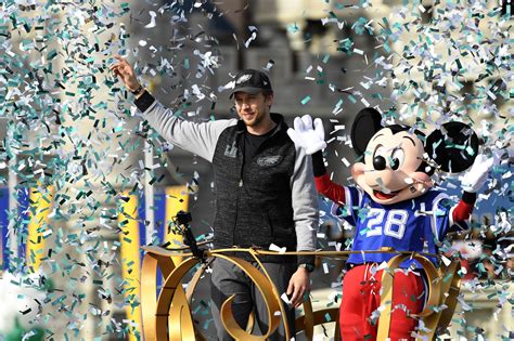 Super Bowl MVP Nick Foles celebrates Eagles win at Disney ...