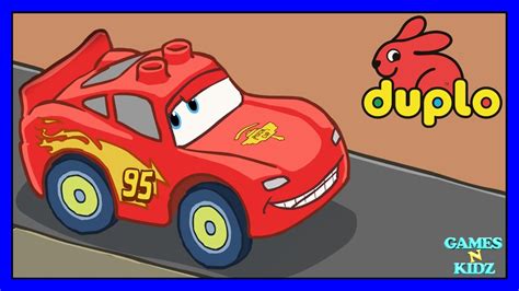 Disney Cars Lightning Mcqueen Colorpainting Games Lego Duplo