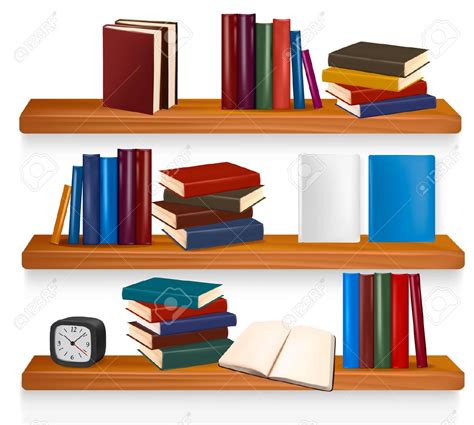 Shelf Bookshelf With Books Clipart Panda Free Clipart Images