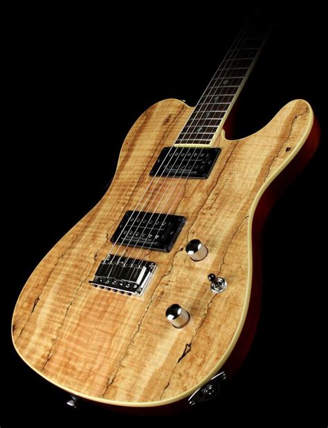 Fender Special Edition Custom Spalted Maple Telecaster Electric Guitar