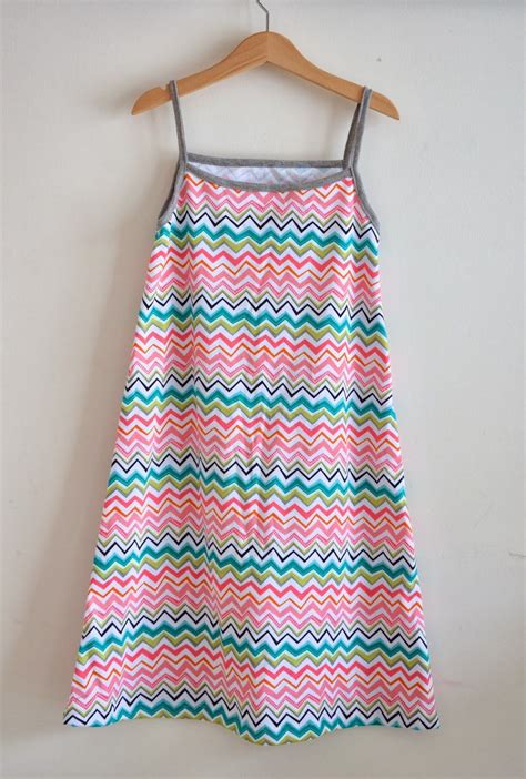Ikat Bag Spaghetti Strap Tank Dresses Sewing Kids Clothes Sewing For