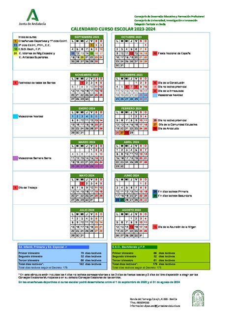 Calendario Escolar Escuelas Francesas Sal