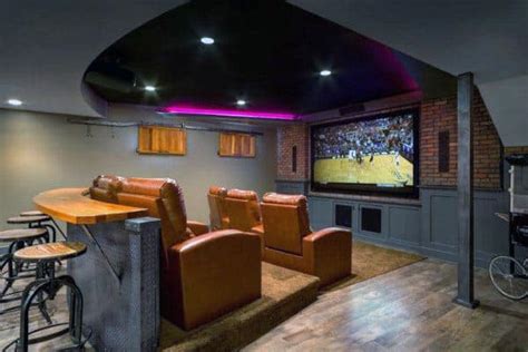 Ideas for remodeling are numerous: 80 Home Theater Design Ideas For Men - Movie Room Retreats