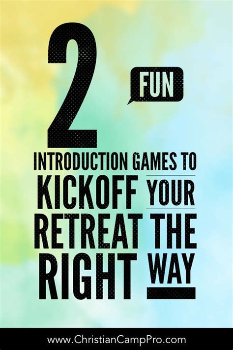 2 Fun Introduction Games To Kickoff Your Retreat The Right Way