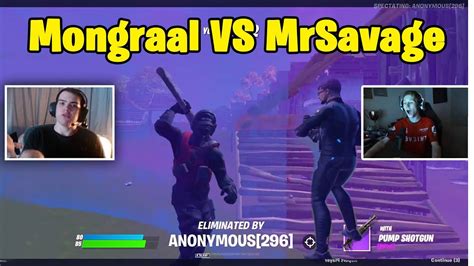 Mongraal Vs Mrsavagem 1v1 In Trio Customs And Having Fun After Long Time