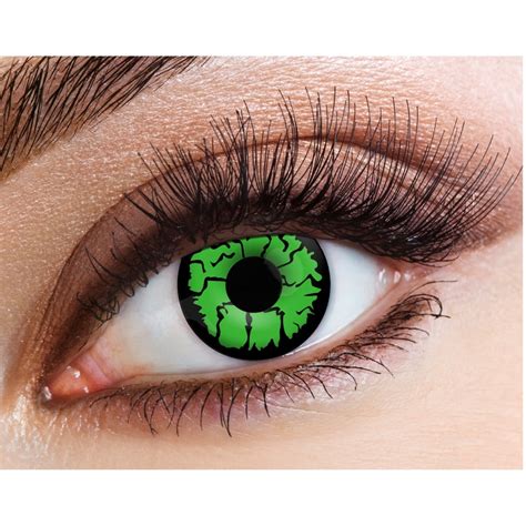 Eyecasions One Day Halloween Contact Lenses Goblin 1 Pair