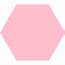 Pink Hexagon Icon  Free Shape Icons