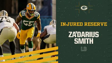 Packers Place Lb Zadarius Smith On Injured Reserve