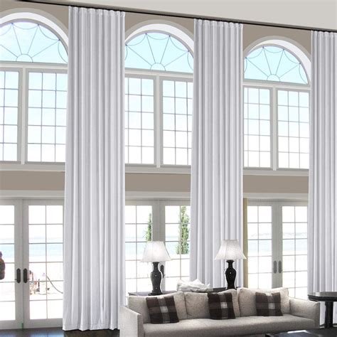 Ikiriska Extra Long Luxury Solid Linen Curtain Custom Made