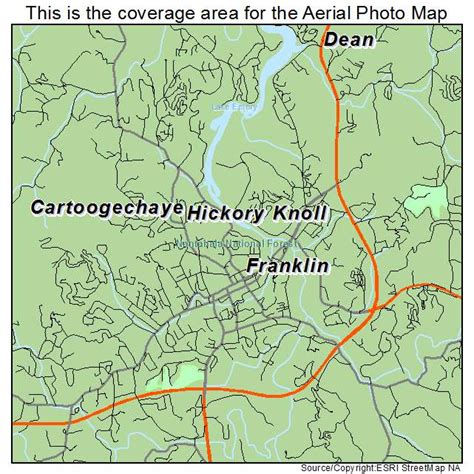 Aerial Photography Map Of Franklin Nc North Carolina