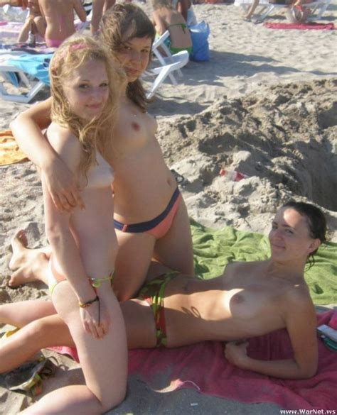 Daughter Topless At Beach