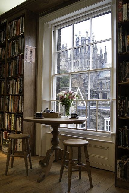 Bookshop In Ely Looking Out Window To Ely Cathedral Ideas De Windows