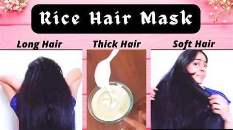 Overnight Rice Hair Mask For Shinier Smoother Strong Hair Protein