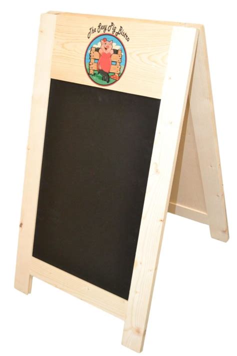 Wooden A Frame Chalkboard Poole And Sons Inc
