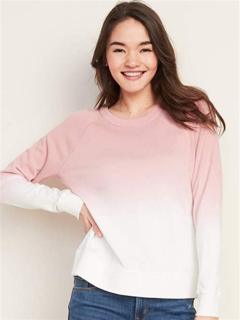 Old Navy Relaxed Vintage Crew Neck Sweatshirt For Women Crewneck Sweatshirt Women Crew Neck