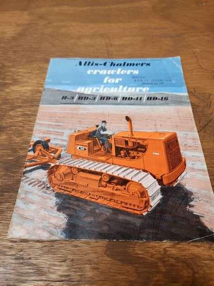 Allis Chalmers Crawlers For Agriculture Sales Booklet Aumann Auctions