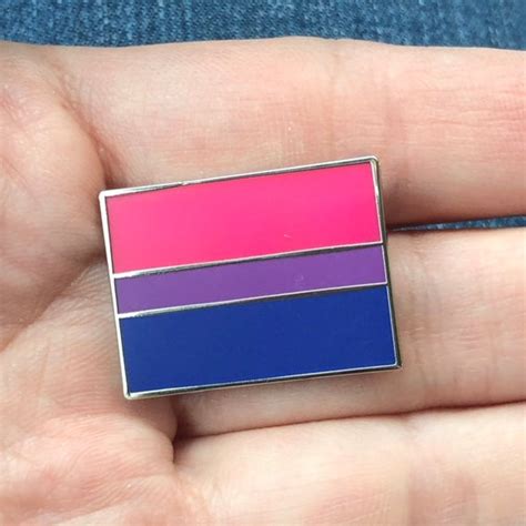 Bisexual Pride Flag Lapel Pin Little Sister S Book And Art Emporium