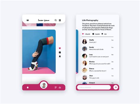 Social Media Comment Section Daily UI Challenge By Akhmad Bani Irulloh On Dribbble