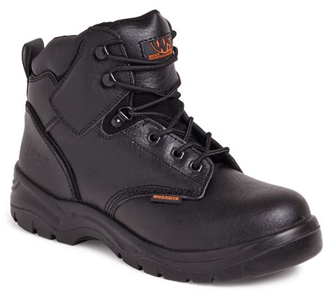 Worksite Black Mid Cut Safety Boot Westpoint Distributors Scotland Ltd