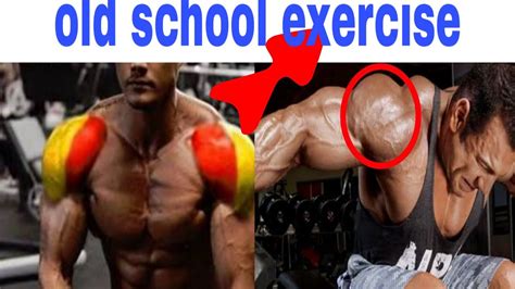 High Volume Shoulder Workout For Mass Old School Exercise Youtube