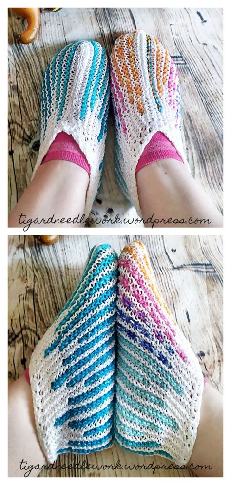 Turkish Slippers Free Knitting Pattern And Video Tutorial