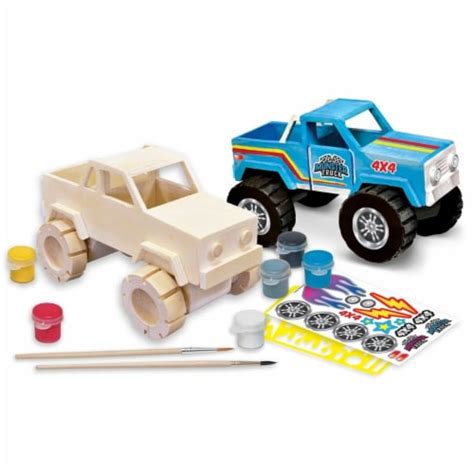 Monster Truck Wood Craft And Paint Kit 1 Unit Fred Meyer