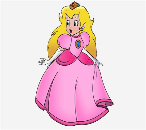 Modern Princess Peach Cartoon Prototype By Jc Did On Deviantart
