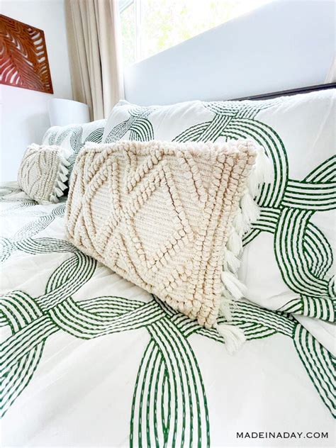 Summer Green Gold And White Bedroom Refresh Made In A Day