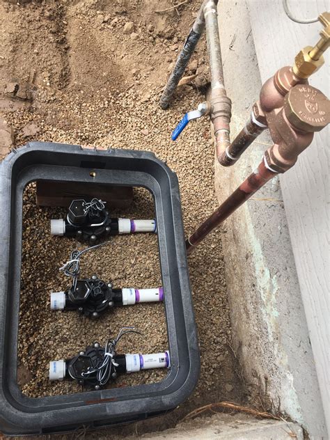 Irrigation Valve Manifold For Sprinkler System Diy Sprinkler System