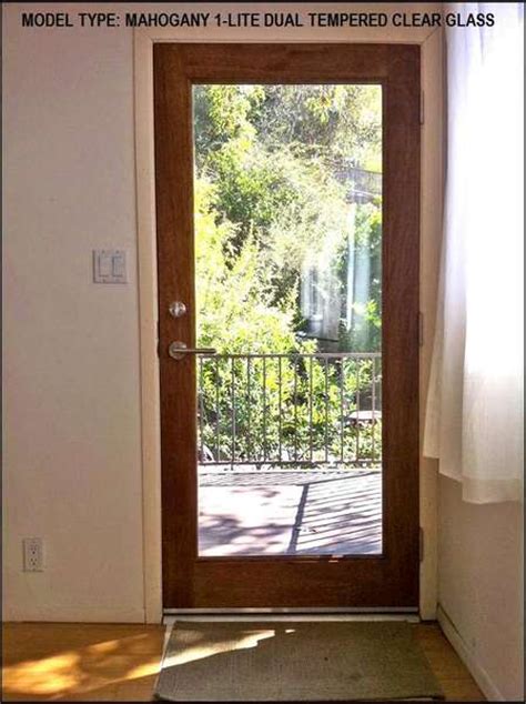 Get free shipping on qualified wood doors with glass or buy online pick up in store today in the doors & windows department. Mahogany 1 Lite Dual Glass Exterior Door | ETO Doors