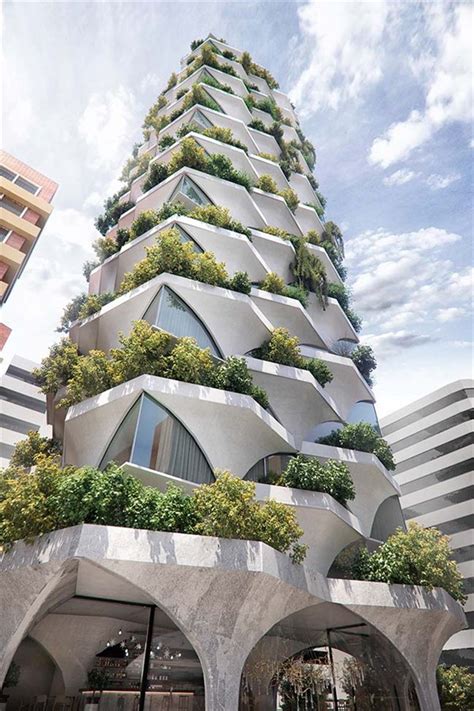 Vertical Green Buildings Eco Architecture Project