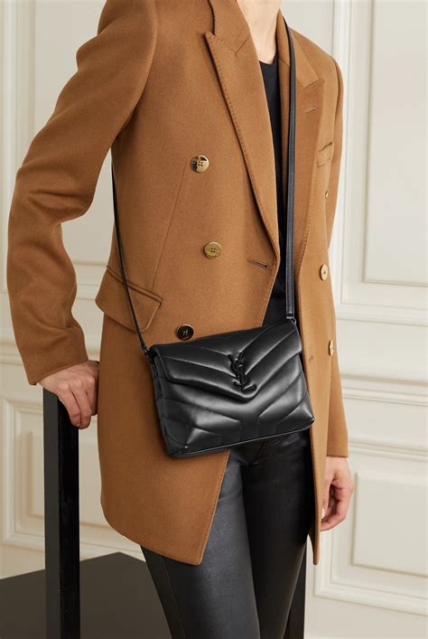 Black Loulou Toy Quilted Leather Shoulder Bag Saint Laurent Net A