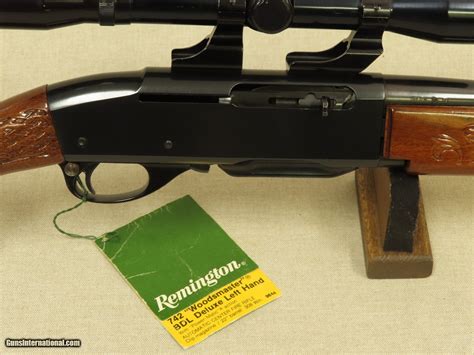 1977 Remington Woodsmaster Model 742 Bdl Deluxe Left Handed Rifle In