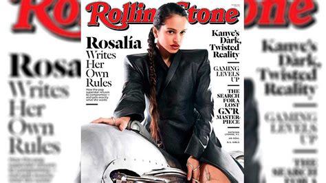 Rosalía primera mujer de habla hispana portada de Rolling Stone