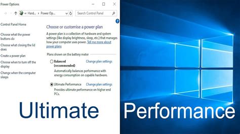 How To Activate Ultimate Performance Mode Youtube