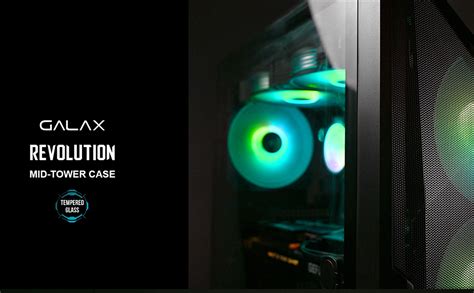 Buy Galax Revolution 01 Mid Tower Gaming Case With 4 Argb