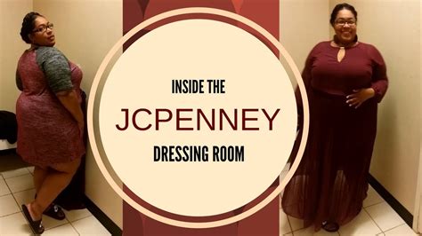 inside the dressing room plus size try on jcpenney youtube
