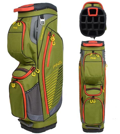 Offering 10 Pockets These Great Looking Mens 2013 Pioneer Golf Cart Bags By Ping Feature Air