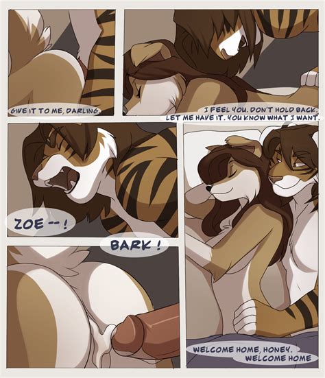 Rule 34 Anthro Ass Bed Breasts Canine Closed Eyes Comic