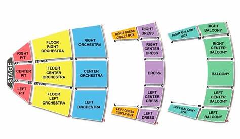 Chrysler Hall Seating Chart | Seating Charts & Tickets
