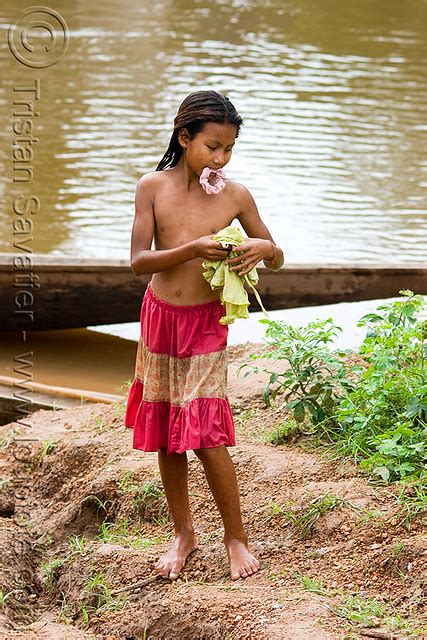 Dsc Girl Near River Laos Photo Tristan Savatier Flickr