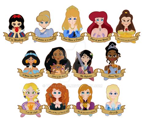 All Disney Princess By Tamaradiaz On Deviantart