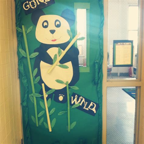 Panda Door Panda Craft Door Decorations Classroom Classroom Themes