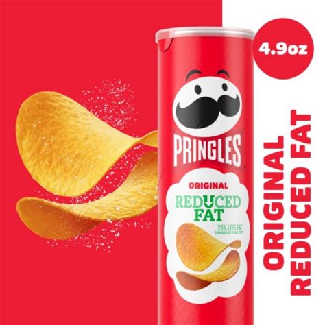 Pringles Reduced Fat Original Potato Crisps Chips 49 Oz Frys Food